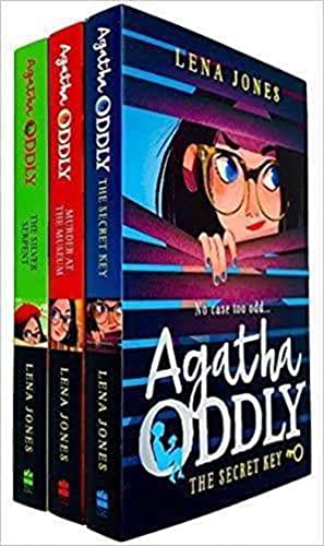 Agatha Oddly Series 3 Books Collection Set by Lena Jones (The Secret Key, Murder at the Museum & The Silver Serpent)