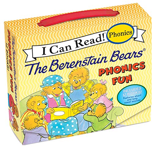 The Berenstain Bears 12-Book Phonics Fun!: Includes 12 Mini-Books Featuring Short and Long Vowel Sounds (My First I Can Read)