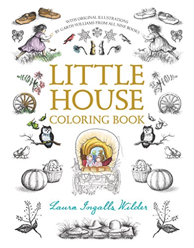 Little House Coloring Book: Coloring Book for Adults and Kids to Share (Little House Merchandise)