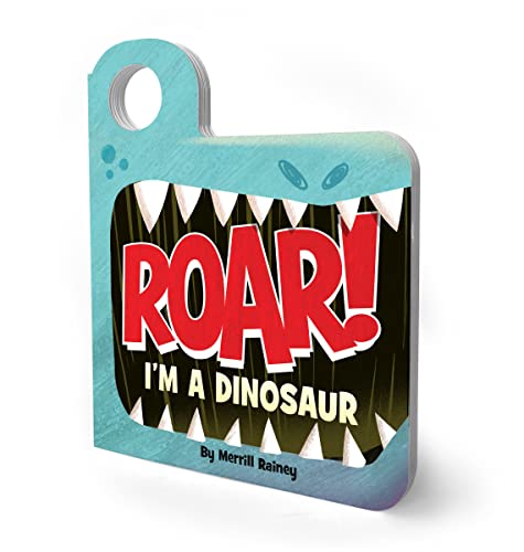 Roar! I’m a Dinosaur: An Interactive Mask Board Book with Eyeholes (Peek-and-Play, 1)