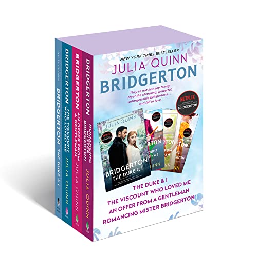 Bridgerton Boxed Set 1-4: The Duke and I_The Viscount Who Loved Me_An Offer from a Gentleman_Romancing Mister Bridgerton (Bridgertons)