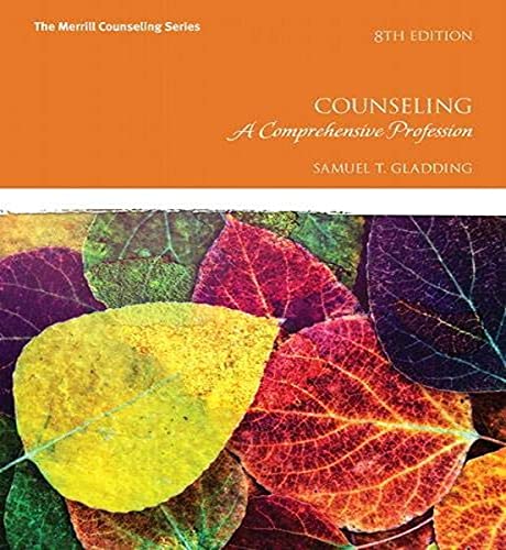 Counseling: A Comprehensive Profession (Merrill Counseling)