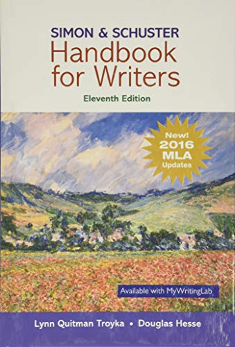 Simon & Schuster Handbook for Writers, MLA Update Edition