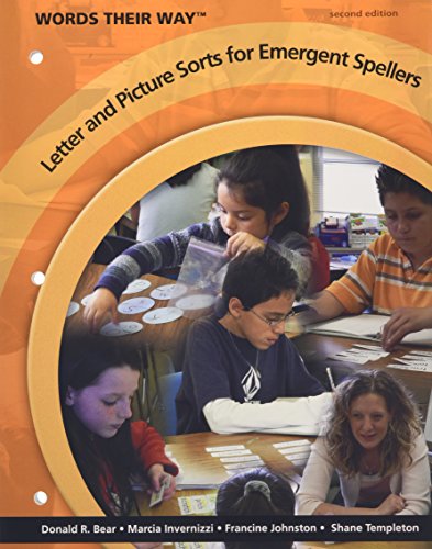 Words Their Way Letter and Picture Sorts for Emergent Spellers (2nd Edition)