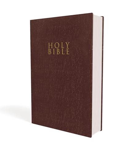 NIV, Gift and Award Bible, Leather-Look, Burgundy, Red Letter, Comfort Print