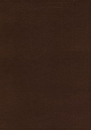 ESV, Thompson Chain-Reference Bible, Leathersoft, Brown, Red Letter, Thumb Indexed