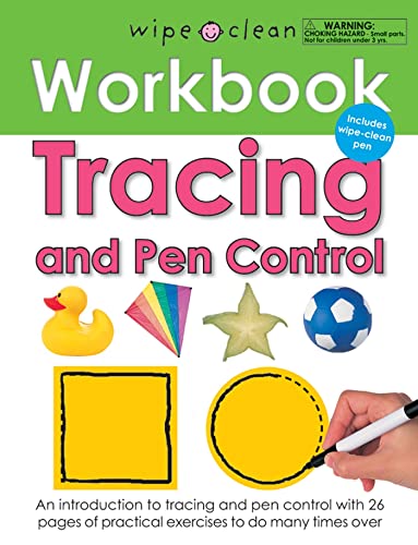 Wipe Clean Workbook Tracing and Pen Control: Includes Wipe-Clean Pen (Wipe Clean Learning Books)