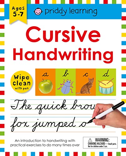 Wipe Clean Workbook: Cursive Handwriting: Ages 5-7; wipe-clean with pen (Wipe Clean Learning Books)