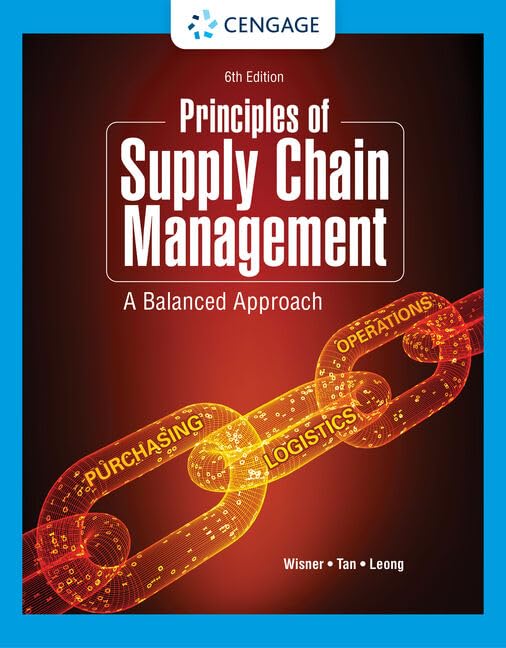 Principles of Supply Chain Management: A Balanced Approach