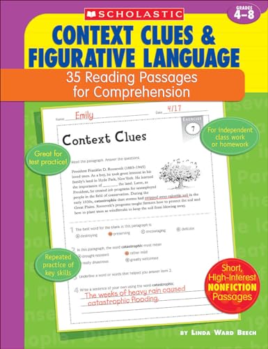 35 Reading Passages for Comprehension: Context Clues & Figurative Language: 35 Reading Passages for Comprehension