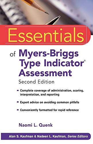 Essentials of Myers-Briggs Type Indicator Assessment