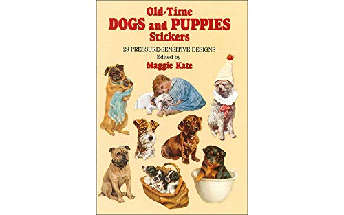 Old-Time Dogs and Puppies Stickers: 29 Pressure-Sensitive Designs (Dover Little Activity Books: Pets)