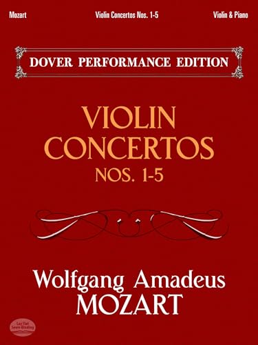 Violin Concertos Nos. 1-5: with Separate Violin Part (Dover Chamber Music Scores)