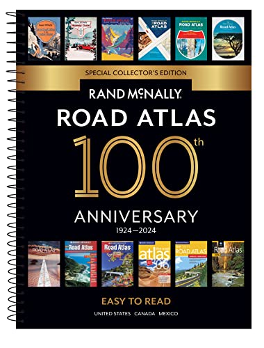 Rand McNally 2024 Midsize Easy to Read - 100th Anniversary Collector’s Edition