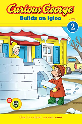 Curious George Builds an Igloo: A Winter and Holiday Book for Kids (Curious George TV)