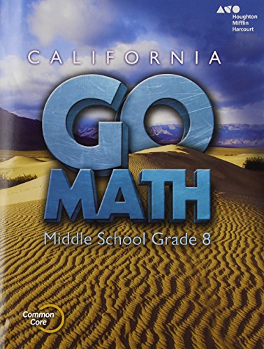 Holt McDougal Go Math!: Student Interactive Worktext Grade 8 2015