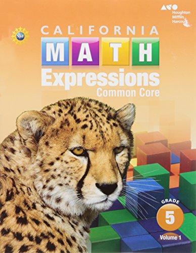 Student Activity Book (softcover), Volume 1 Grade 5 2015 (Houghton Mifflin Harcourt Math Expressions)