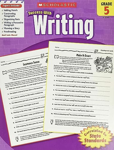 Scholastic Success with Writing, Grade 5