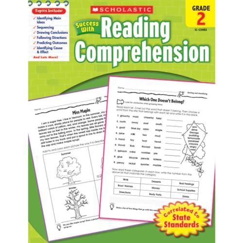 Scholastic Success with Reading Comprehension, Grade 2