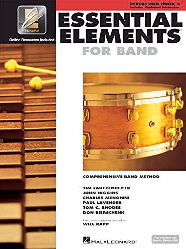 Essential Elements for Band - Book 2 with EEi: Percussion_Keyboard Percussion (Book_Online Media) (Percussion, Book 2)