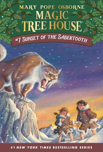 Sunset of the Sabertooth (Magic Tree House, No. 7)