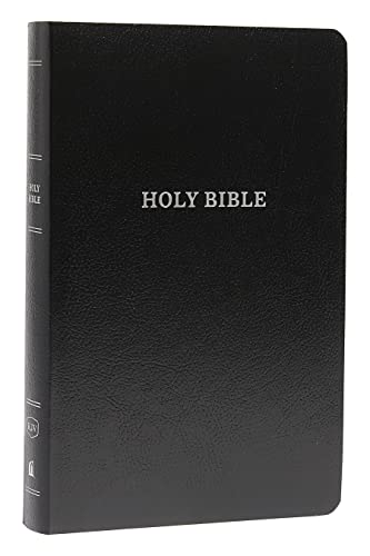 KJV Holy Bible: Gift and Award, Black Leather-Look, Red Letter, Comfort Print: King James Version