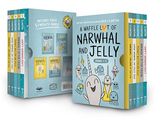 A Waffle Lot of Narwhal and Jelly (Hardcover Books 1-5) (A Narwhal and Jelly Book)