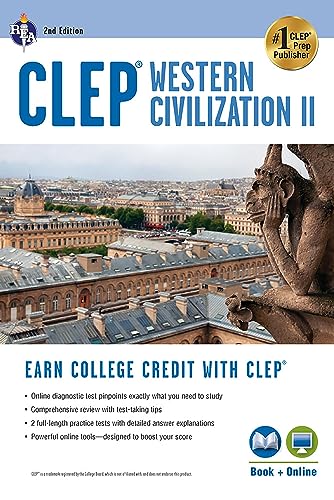 CLEP® Western Civilization II Book + Online (CLEP Test Preparation)