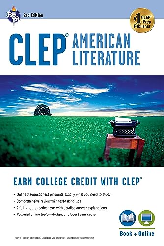 CLEP® American Literature Book + Online (CLEP Test Preparation)