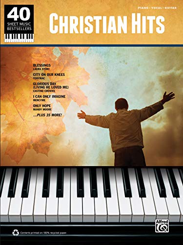 40 Sheet Music Bestsellers -- Christian Hits: Piano_Vocal_Guitar