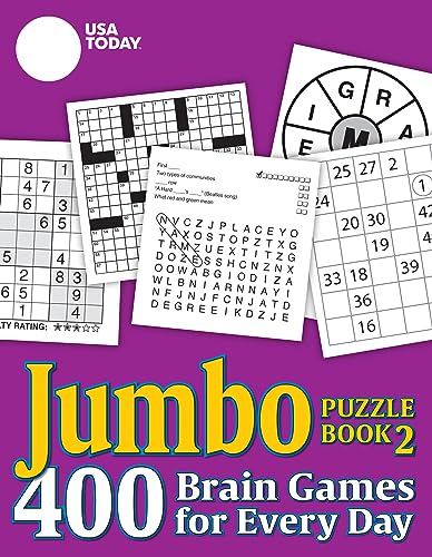 USA TODAY Jumbo Puzzle Book 2: 400 Brain Games for Every Day (USA Today Puzzles) (Volume 11)