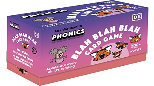 Mrs Wordsmith Phonics Blah Blah Blah Card Game, Kindergarten & Grades 1-2: Accelerate Every Child