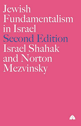 Jewish Fundamentalism in Israel (Pluto Middle Eastern Studies S)