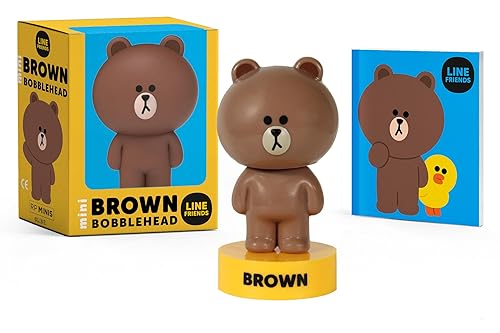 LINE FRIENDS Mini BROWN Bobblehead (RP Minis)