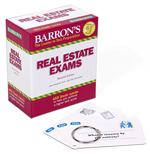 Real Estate Exam Flash Cards (Barron