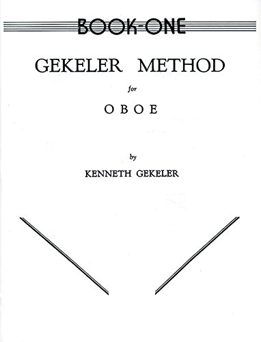 Gekeler Method for Oboe, Bk 1