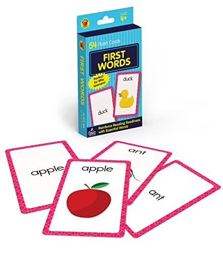 Carson Dellosa Sight Words Flash Cards Kindergarten, First Words Flash Cards, High Frequency Vocabulary Words, and Picture Words Flash Cards for Toddlers Ages 4+