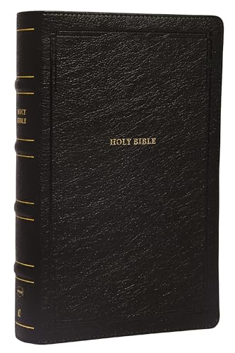 NKJV, End-of-Verse Reference Bible, Personal Size Large Print, Leathersoft, Black, Red Letter, Comfort Print: Holy Bible, New King James Version