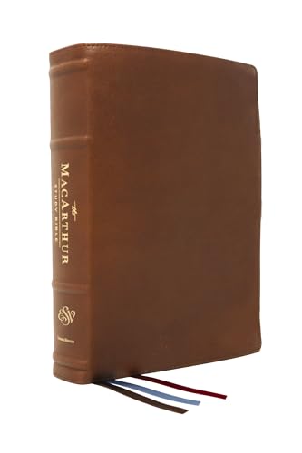 ESV, MacArthur Study Bible, 2nd Edition, Premium Goatskin Leather, Brown, Premier Collection: Unleashing God