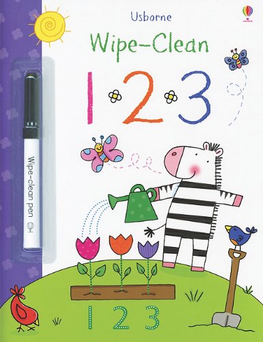 Wipe- Clean 123 Book (Usborne Wipe-Clean Books)