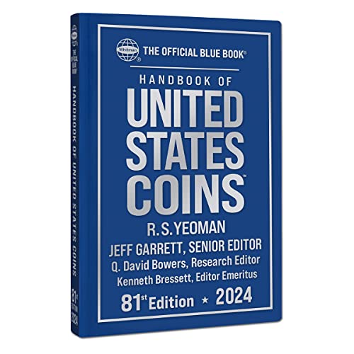 Handbook (BlueBook) of United States Coins 2024 Hardcover (The Official Blue Books)