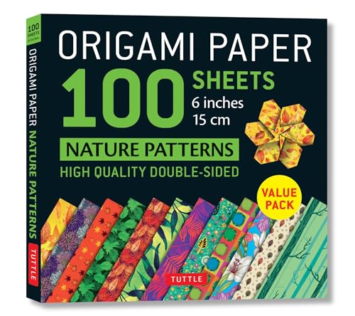 Origami Paper 100 sheets Nature Patterns 6" (15 cm)