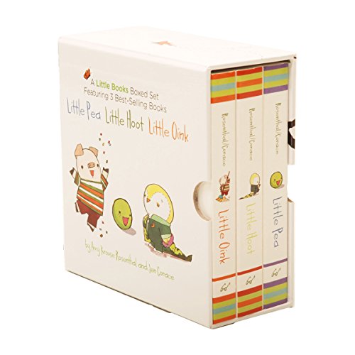 A Little Books Boxed Set Featuring Little Pea Little Hoot Little Oink: (Baby Board Books, Nursery Rhymes, Children