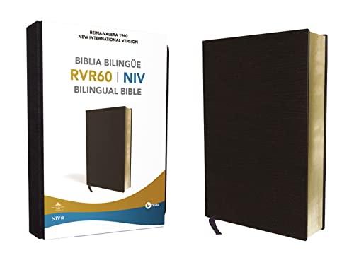 Reina Valera 1960_NIV, Bilingual Bible, Leather-Look, Black (Spanish Edition)