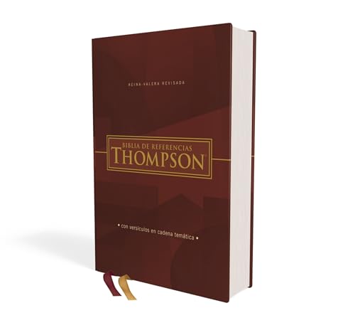 RVR, Biblia de Referencia Thompson, Tapa dura, Palabras de Jesús en Rojo, Comfort Print (Spanish Edition)