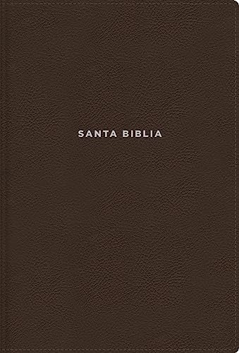 NVI, Biblia de Estudio actualizada, Revisión 2022, Leathersoft, Café, Letra grande, Interior a color, Palabras de Jesús en Rojo, Comfort Print (Spanish Edition)