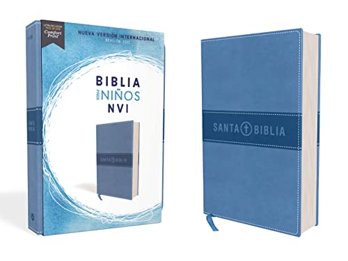 NVI, Biblia para Niños Revisión 2022, Leathersoft, Azul Celeste, Comfort Print (Spanish Edition)