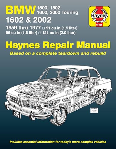 BMW 1500, 1502, 1600, 1602, 2000 & 2002 (59 - 77) Haynes Repair Manual