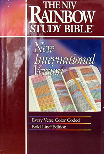 New International Version Rainbow Study Bible_Burgundy