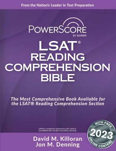 The PowerScore LSAT Reading Comprehension Bible (LSAT Prep)